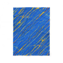 青と金ゴールドストライプ