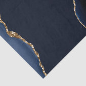 青と金ゴールドフェイクグリッターマーブルゲート 薄葉紙 (詳細)