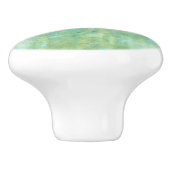 青と金ゴールドマレモダンッド抽象芸術マーブルスプラッシュ セラミックノブ (側面)