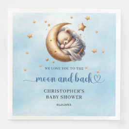 青と金ゴールドムーンと背中のテディベア