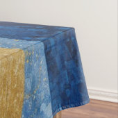青と金ゴールド波 テーブルクロス (インサイチュ)
