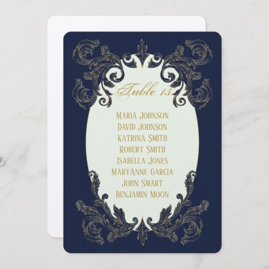 青と金ゴールド (正面/裏面)