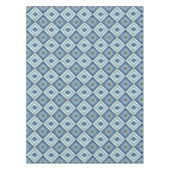 青と金ゴールド テーブルクロス (正面)