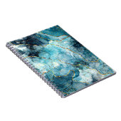 青と金ゴールド ノートブック (右側)