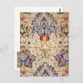 青と金ゴールド ポストカード (正面/裏面)