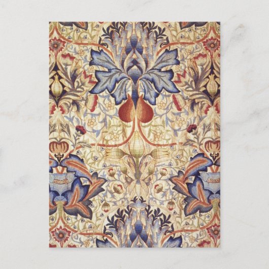 青と金ゴールド ポストカード (正面)