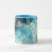 青と金ゴールド マグカップ (中央)