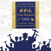 青と金ゴールド、安価なクラスの懇親会ギフト マグネット