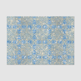 青と金ゴールド 薄葉紙