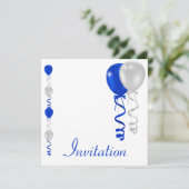 青と銀と白の風船特別イベント 招待状 (スタンド正面)