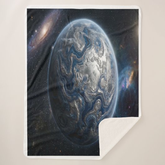 青と銀の惑星 シェルパブランケット (正面)