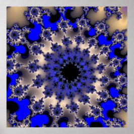 青と銀の目 ポスター