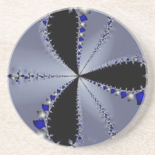 青と銀の風車 コースター (正面)