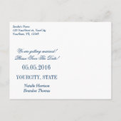 青と銀はがきを保存する 案内ポストカード (裏面)