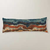 青と錆の抽象芸術 ボディピロー (裏面)