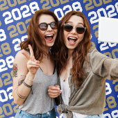 青と青銅の金ゴールド卒業の背景 タペストリー