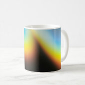 青と黄のプラスチックボトル コーヒーマグカップ (正面右)