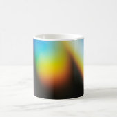 青と黄のプラスチックボトル コーヒーマグカップ (中央)