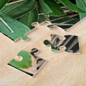 青と黄のマコーオウム ジグソーパズル (側面)