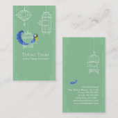 青と黄のマコー 名刺 (正面/裏面)