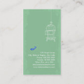 青と黄のマコー 名刺 (裏面)