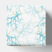 青と黄の海藻と珊瑚航海の フェイバーボックス (上部)