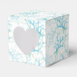 青と黄の海藻と珊瑚航海の フェイバーボックス