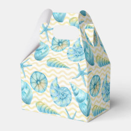 青と黄の海藻と珊瑚航海の フェイバーボックス