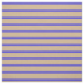 青と黄の色の線のパターン ファブリック (見本)