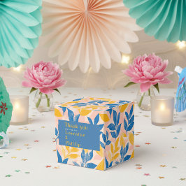 青と黄の葉植物学結婚の感謝してい君 フェイバーボックス