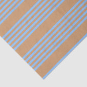 青と黄の5つのストライプパターン 薄葉紙 (詳細)