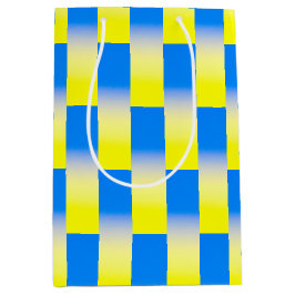 青と黄色のウクインスパイアライナ戦争なし ミディアムペーパーバッグ