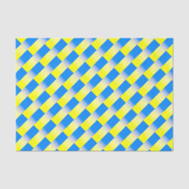 青と黄色のウクインスパイアライナ戦争なし 薄葉紙