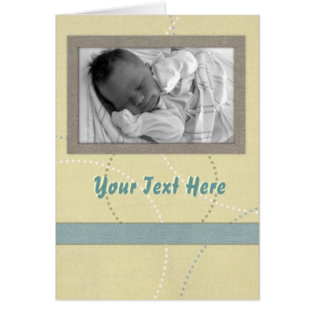 青と黄色のカード (正面)