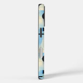 青と黄色のクール幾何学的なアートフォンケース Case-Mate iPhoneケース (裏面 / 右)