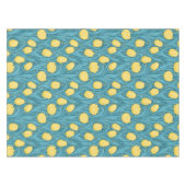 青と黄色のチューリップ テーブルクロス (正面(横))