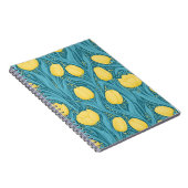 青と黄色のチューリップ ノートブック (右側)
