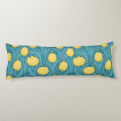 青と黄色のチューリップ ボディピロー (裏面)