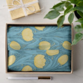 青と黄色のチューリップ 薄葉紙 (ギフト)