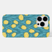 青と黄色のチューリップ iPhoneケース (裏面横)