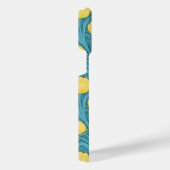 青と黄色のチューリップ iPhoneケース (右側面)