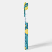 青と黄色のチューリップ iPhoneケース (左側面)