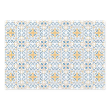 青と黄色のトスカーナダマスク