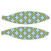 青と黄色のトレリス、ラティス、クローバー バスケットボール (パネル)