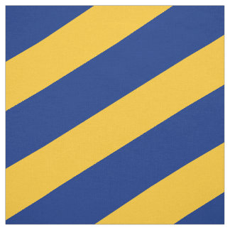 青と黄色のパタストライプのーン ファブリック