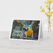 青と黄色のパラレル カード (黄色い花)