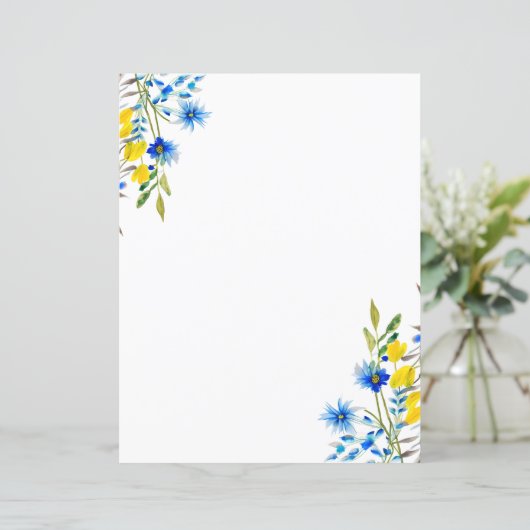 青と黄色のフローラ (スタンド正面)