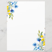 青と黄色のフローラ (正面)