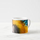 青と黄色のマカオポートレート エスプレッソカップ (正面右)