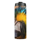 青と黄色のマカオポートレート タンブラー (正面)